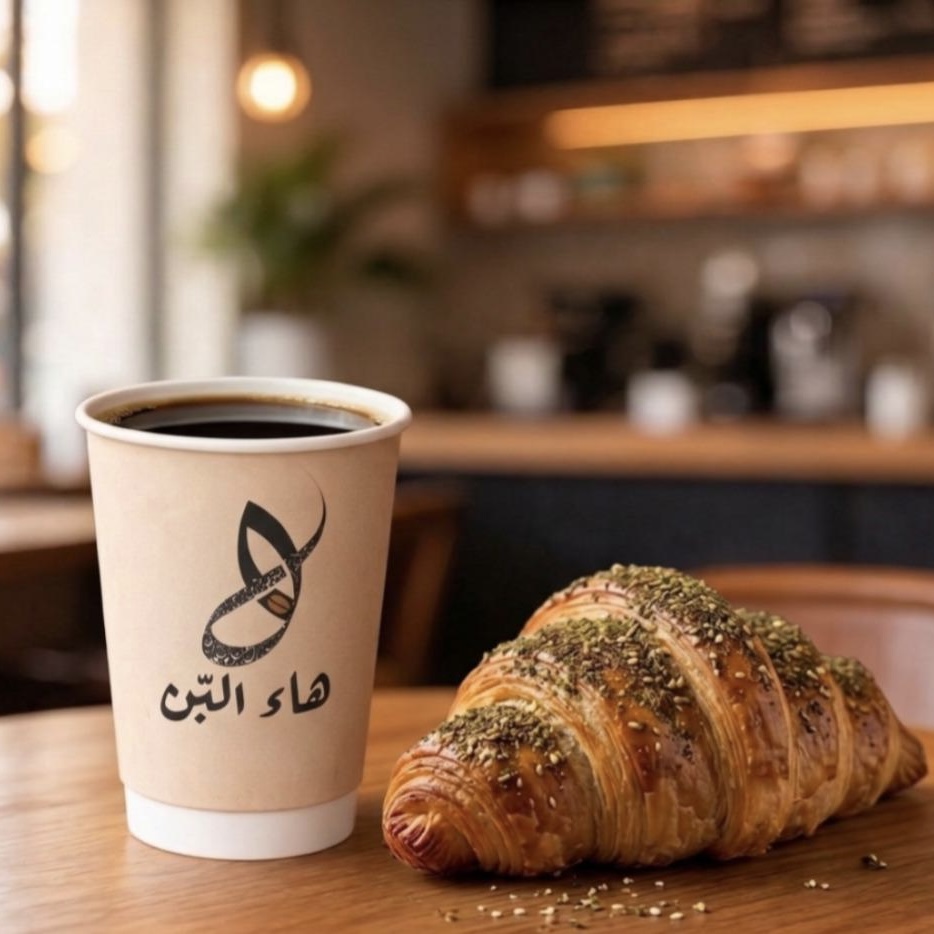 V60 & Croissant (Zaatar) 
